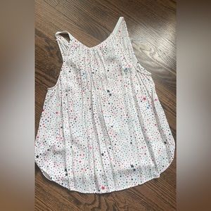 💙 LOFT Stars Blouse Size Large, EUC